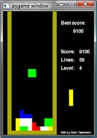 Tetris (Python, ttyv0, 2008) ingame.jpg