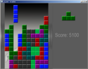 Tetris Project (Python, 2007) ingame.png