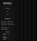 Matris (Javascript, 2022) title.png