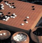 一盘围棋。