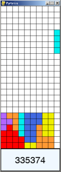Pytris (Python, elyobb, 2019) ingame.png